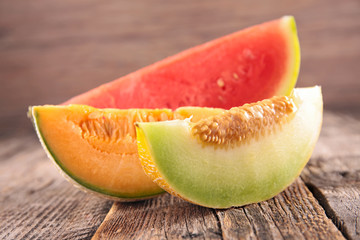 watermelon and melon