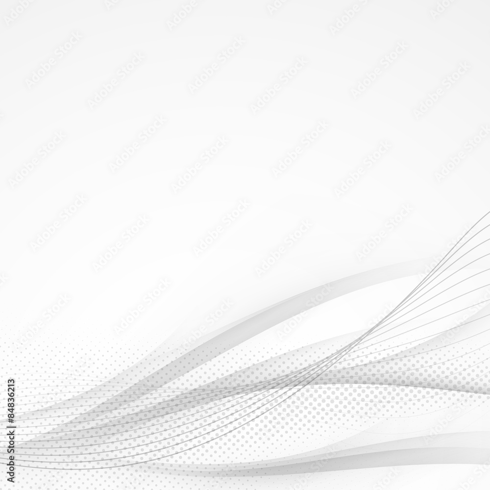 Sticker modern abstract stream swoosh speed wave
