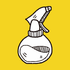 cleaner bottle doodle
