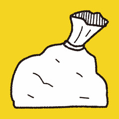 trash bag doodle