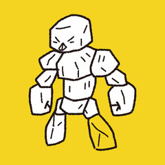 stone monster doodle