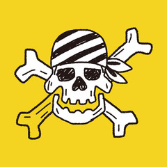 skull doodle