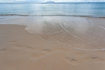  plage de sable fin à Beauvallon, Mahé, Seychelles 