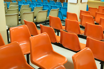 Obraz premium Colorful empty seats