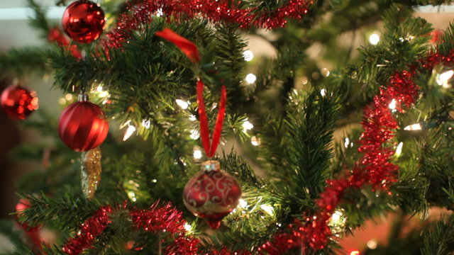 Closeup of Christmas Tree