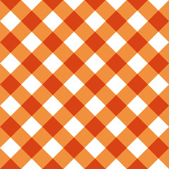 Orange Tablecloth Multiply Colors Pattern