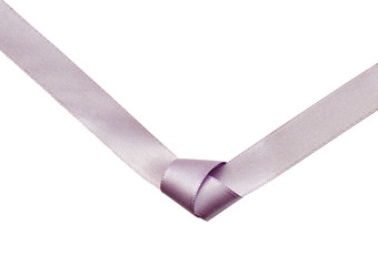 Lilac ribbon knot