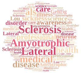 Fototapeta premium Amyotrophic lateral sclerosis.