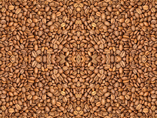 Coffee beans.Background.