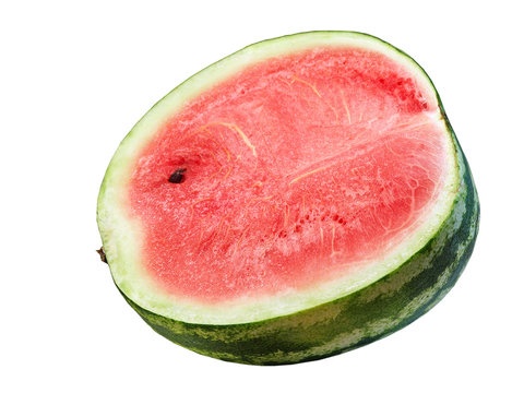 Half of watermelon.Isolated.