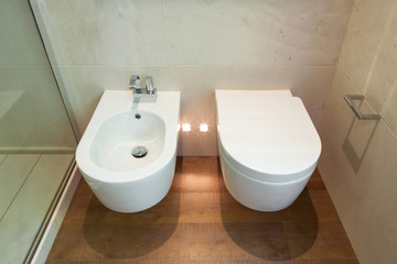 Fototapeta premium Interiors, modern toilet