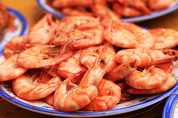 Grill shrimp bbq