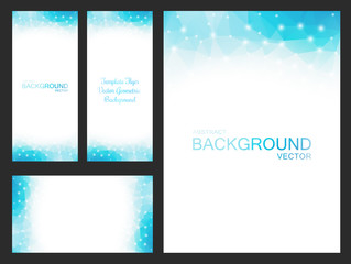 Set of Vector Blurred Backgrounds