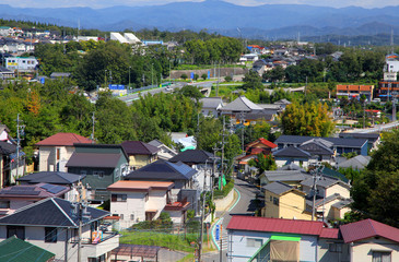 Fototapeta premium Suburbs of Nagoya city