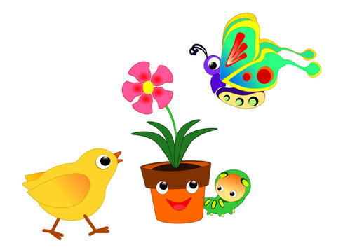 Flowerpot and friends