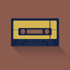 
Audio cassete icon great for any use. Vector EPS10.