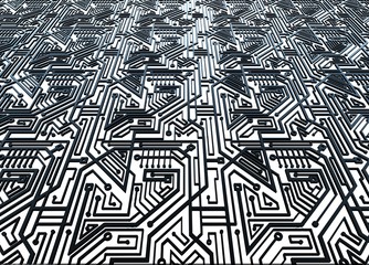 Computer circuit board background