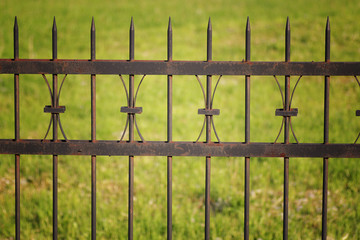 wrought fence texture