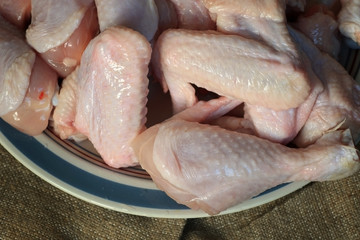 chicken wings and drumstick