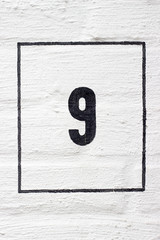 Hausnummer Nummer 9