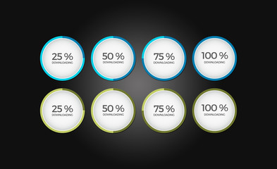 Loading Bar Progress Vector