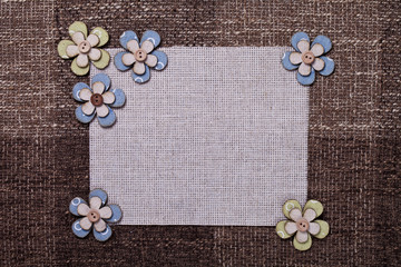 Frame daisy background wallpaper design