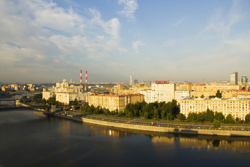 Landscape Moscow city, Moscow, Russia