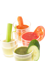 fresh vegetable juices