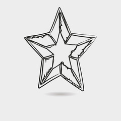  Star icon vector