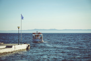 Small boat in Greece
