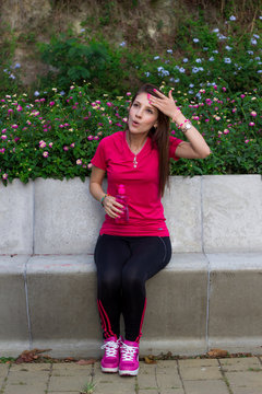 joven latina deportiva