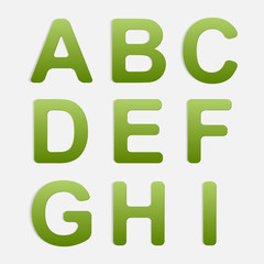 Vector Alphabet Set.