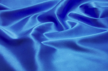 blue satin