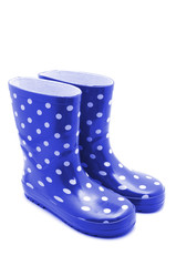 Gumboots. Isolated on white.