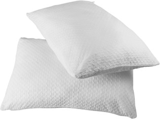 Pillow, White, Isolated.