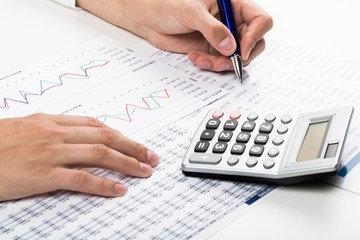 Finance, Calculator, Calculating.
