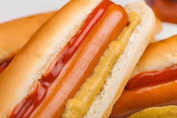 Hot Dog, Sausage, Grilled.