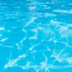 Blue pool water background