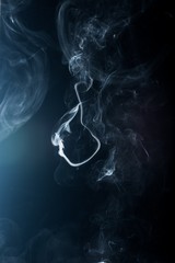 Smoke, black, vapor.