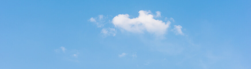 Panorama blue sky
