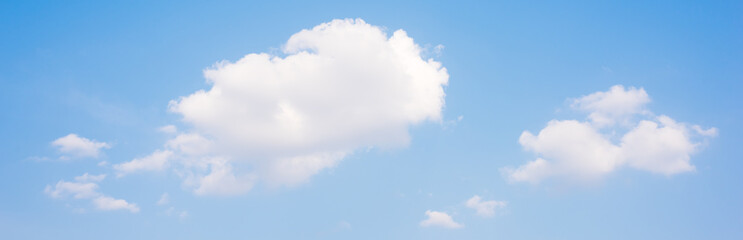 Panorama blue sky