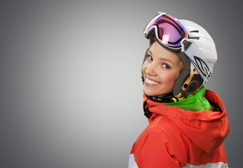 Skiing, Women, Human Face.