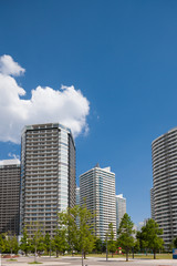 Fototapeta premium 高層マンション