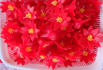 lotus shaped candles