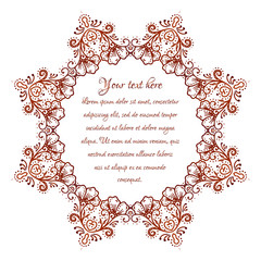 Circular floral ornament Mehndi Henna Tattoo Mandala, Yantra