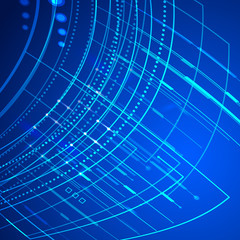 Technology abstract background grow bright light element 008