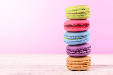 colorful macarons for break times
