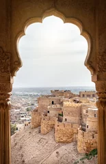 Foto auf Acrylglas Gründungsarbeit Blick auf die Festung Jaisalmer