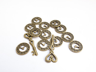 symbols of achievements and success, background for time-managem