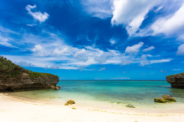 沖縄 今帰仁のビーチ